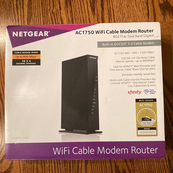 Net gear AC1750 WiFi Cable Modem Router - Picture 2 of 7